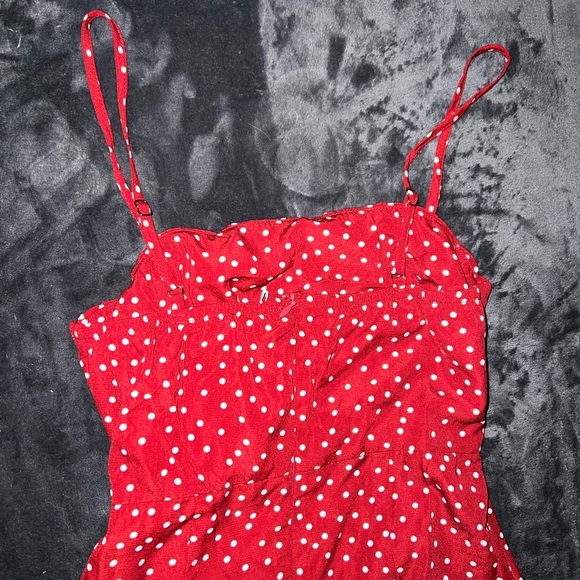 Princess Polly Caesura Mini Dress in Wine Size 2 New with tag - Picture 7 of 15